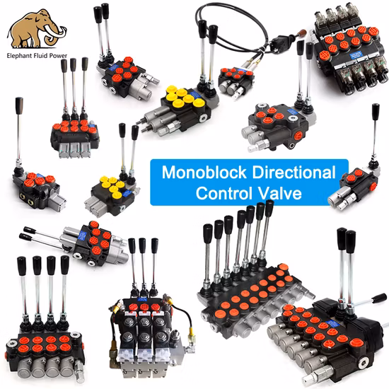 Válvula de control direccional hidráulica 2p40 Electro